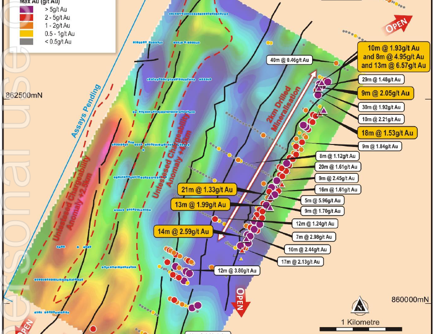 Satama Drilling Delivers 26m at 4.82g/t Gold from 35m